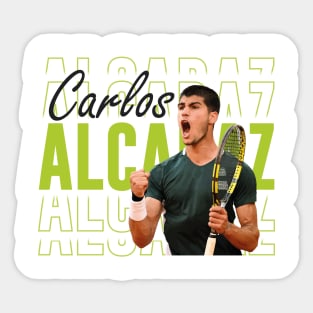 Carlos alcaraz Sticker